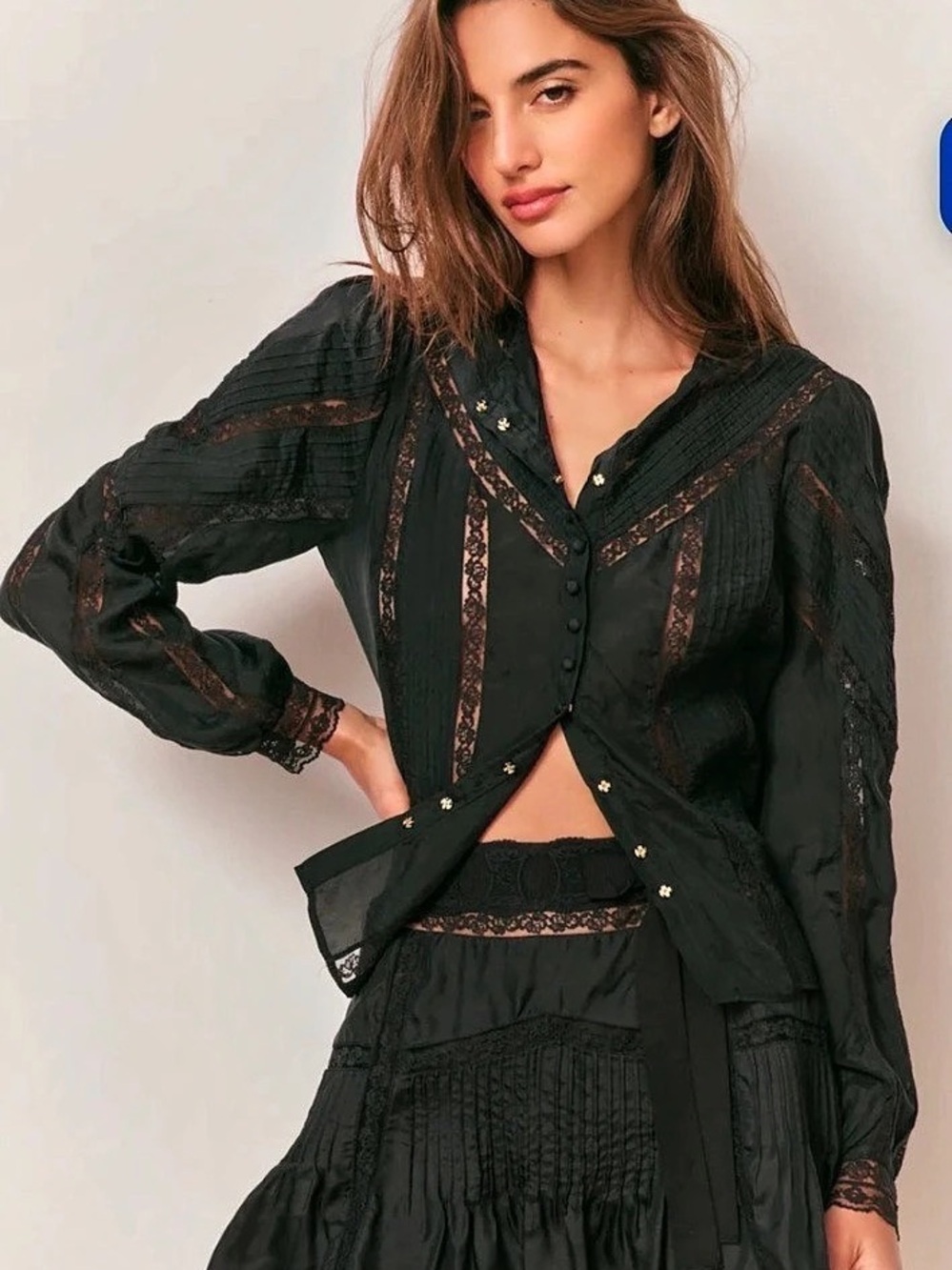 LoveShackFancy Aralina Blouse XS and Willa Skirt Size 0 BOTH NWT